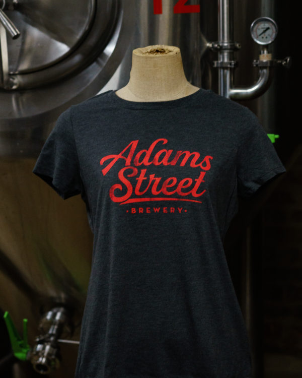 Womens grey adams street brewery tee