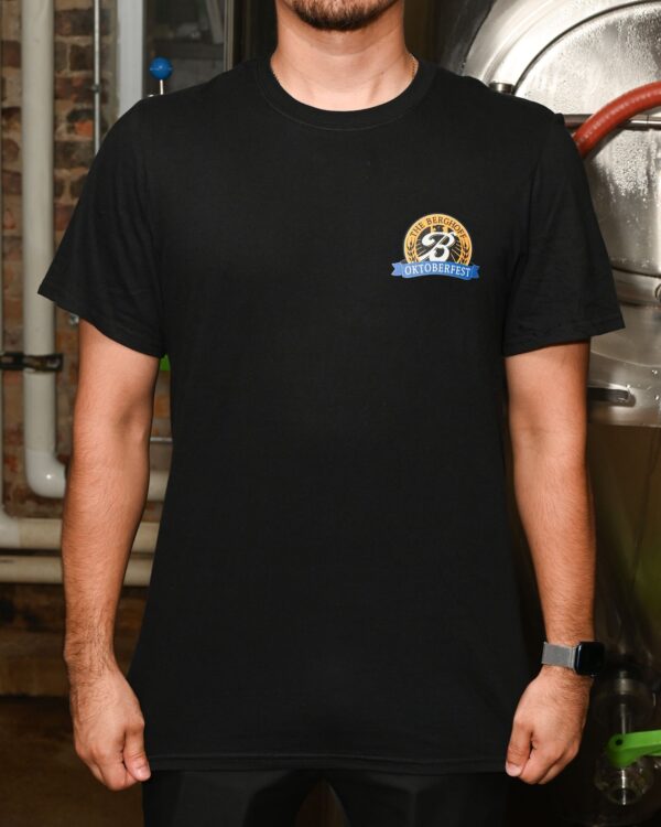 Black Oktoberfest Tee Front Logo Berghoff